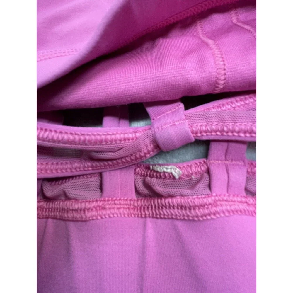 Lululemon Energy Bra Size 8 B/C Cup Magenta Glow MGLO 00101